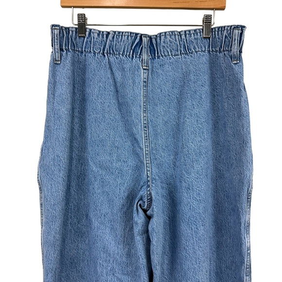 NWOT Madewell Pull-On Balloon Jeans in Closson Wash Paperbag Edition Sz Large - Picture 7 of 9